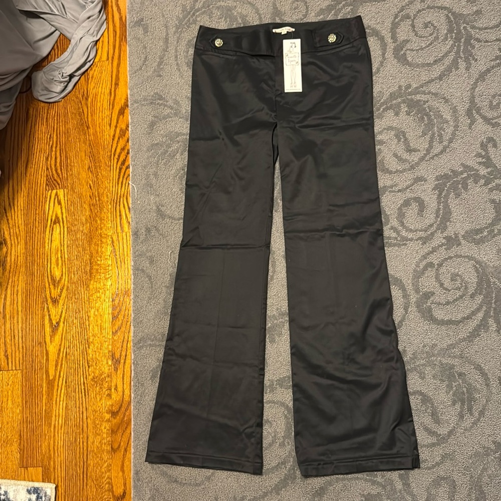 Nanette Lepore Black Pants Size 8 Womens mike Todd pant NEW NWT